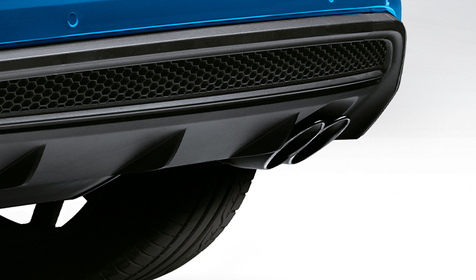 CHROME DUAL EXHAUST TIP